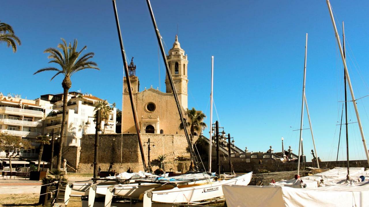 Apartament Sitges Atico 2 Min A Playa San Sebastian Zewnętrze zdjęcie
