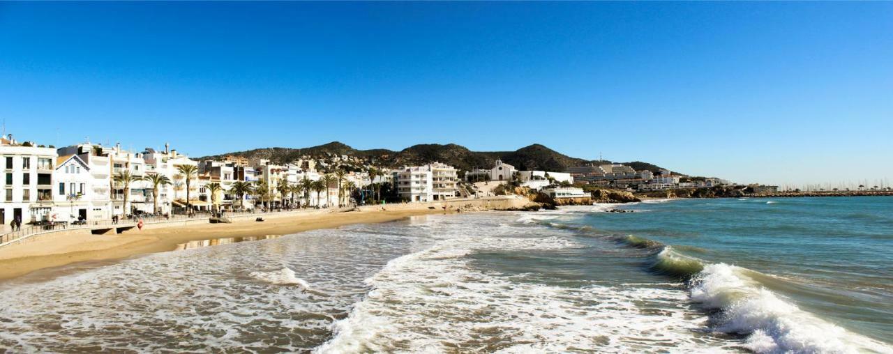 Apartament Sitges Atico 2 Min A Playa San Sebastian Zewnętrze zdjęcie